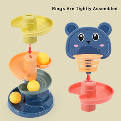 Montessori Baby Toys 0–36 Months, Rolling Ball Track, Push Pop Sliding Sensory Toy, Early Education Learning Games for Infants & Toddlers