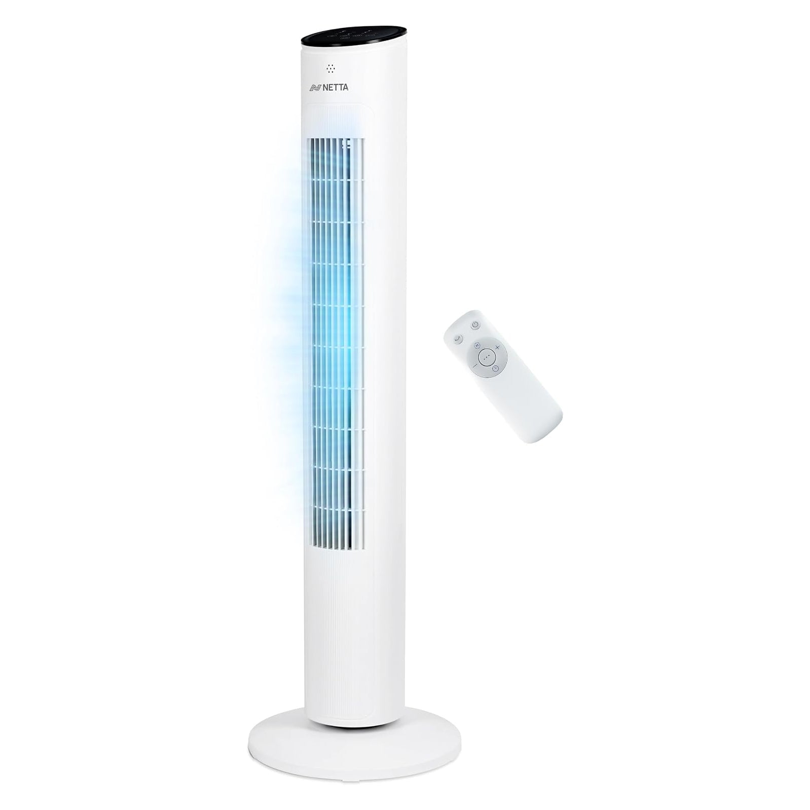 NETTA 42" Bladeless Tower Fan with Remote & LED Display-TR1