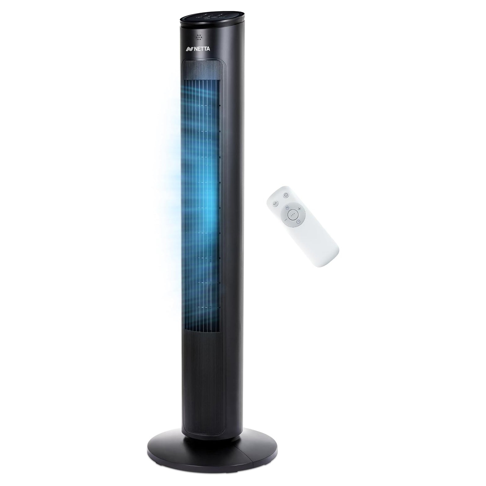 NETTA 42" Bladeless Tower Fan with Remote & LED Display-TR1