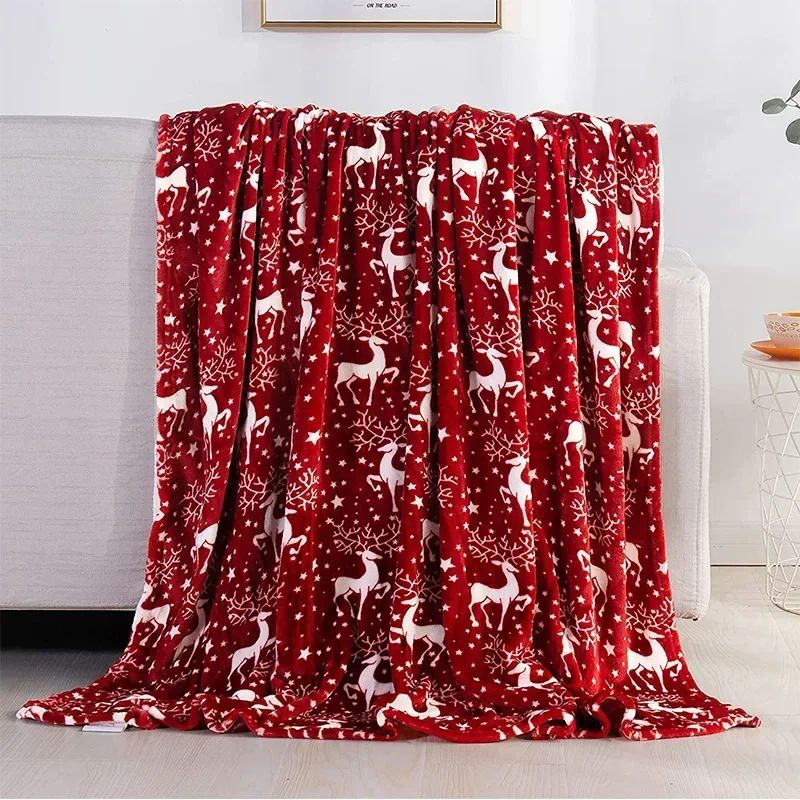 Christmas Throw Blanket,Flannel Snowflake Gingerbread 2026 Xmas Fleece Blanket,Winter Warm Soft Plush Blanket For Couch Sofa Bed