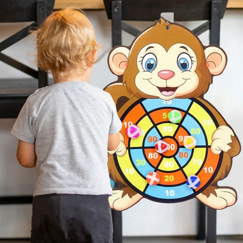 Educational Dart Board Baby Dart Indoor Sports Child Montessori Games for Children